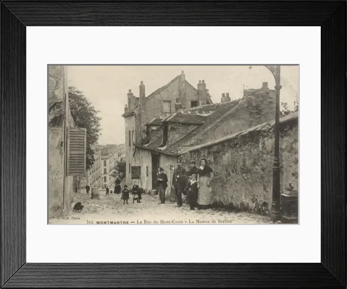 Framed Print : Berlioz, Montmartre Home Framed Print : Berlioz, Montmartre Home