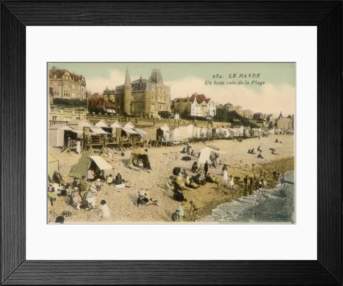 Framed Print : Le Havre Beach Framed Print : Le Havre Beach