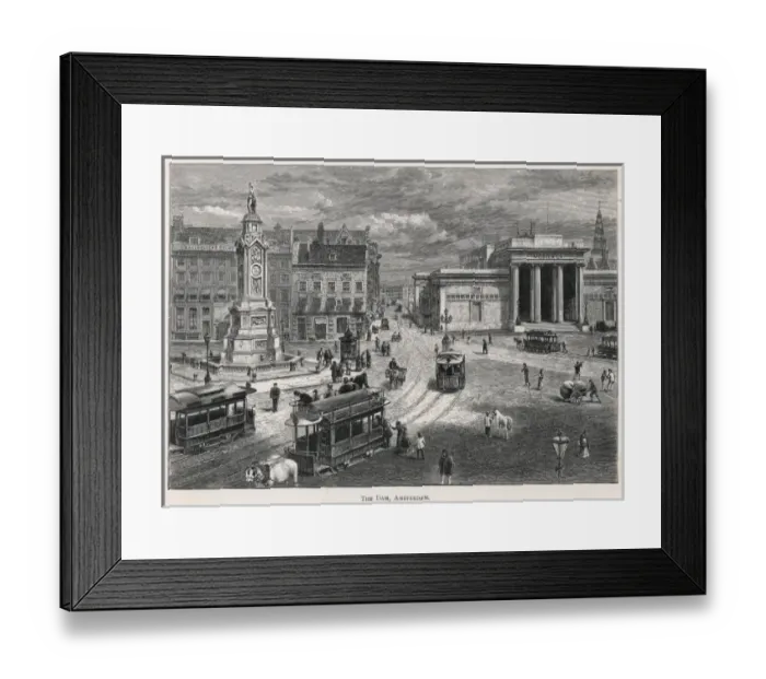 Framed Print : Amsterdam Dam Square Framed Print : Amsterdam Dam Square