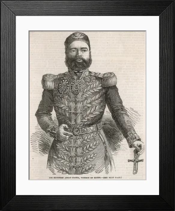 Framed Print : Abbas I / Egypt / Anon Eng Framed Print : Abbas I / Egypt / Anon Eng