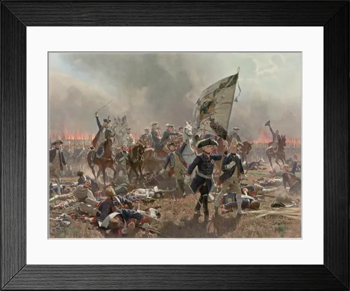 Framed Print : Battle of Zorndorf Framed Print : Battle of Zorndorf
