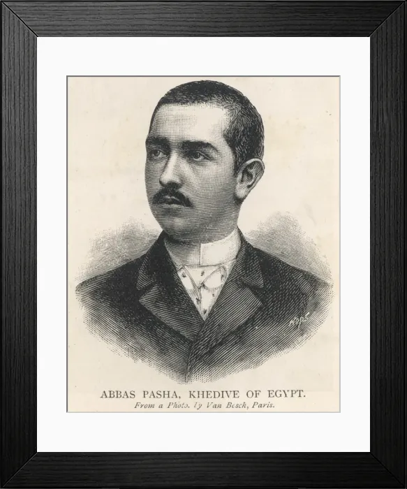 Framed Print : Abbas Ii / Egypt / Van Bosch Framed Print : Abbas Ii / Egypt / Van Bosch