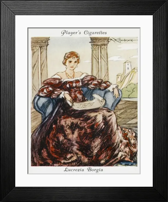 Framed Print : Lucrezia Borgia (Macd) Framed Print : Lucrezia Borgia (Macd)