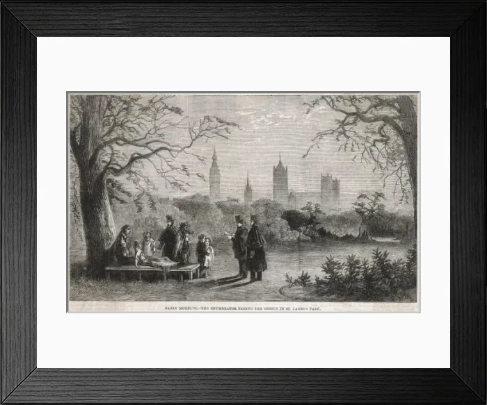 Framed Print : Homeless in St James s Framed Print : Homeless in St James s