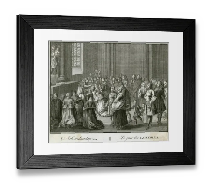 Framed Print : Ash Wednesday Custom