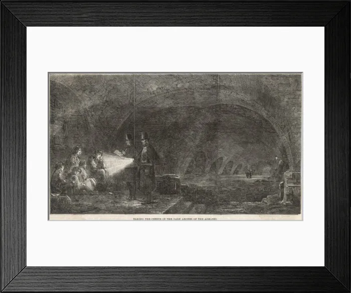 Framed Print : Census Underneath Arches Framed Print : Census Underneath Arches