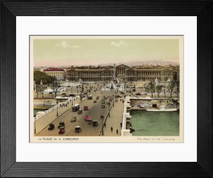 Framed Print : Paris / Place Concorde Framed Print : Paris / Place Concorde