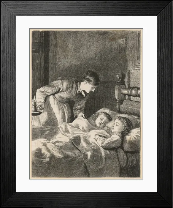 Framed Print : Candle Light at Bedtime Framed Print : Candle Light at Bedtime