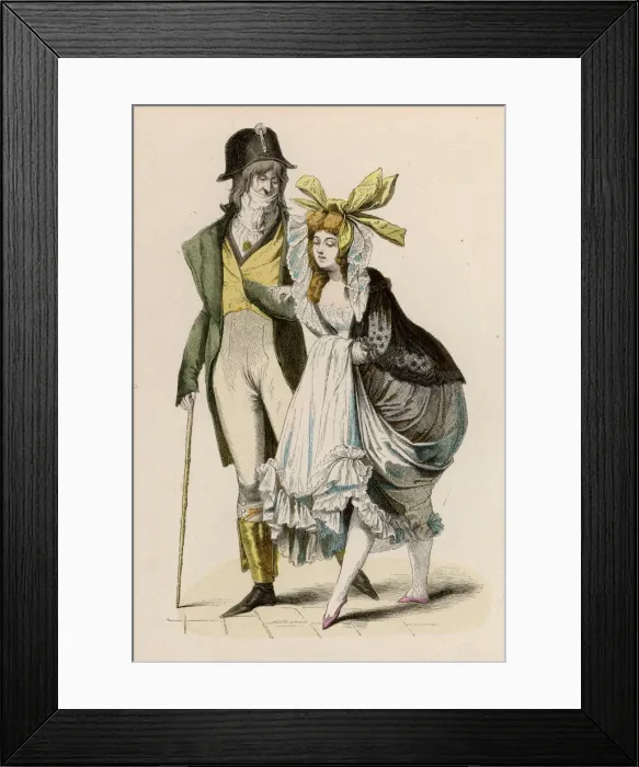 Framed Print : French Merveilleuses Framed Print : French Merveilleuses