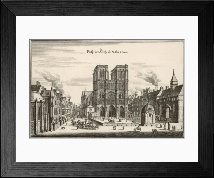 Framed Print : Paris / Notre Dame C17 Framed Print : Paris / Notre Dame C17