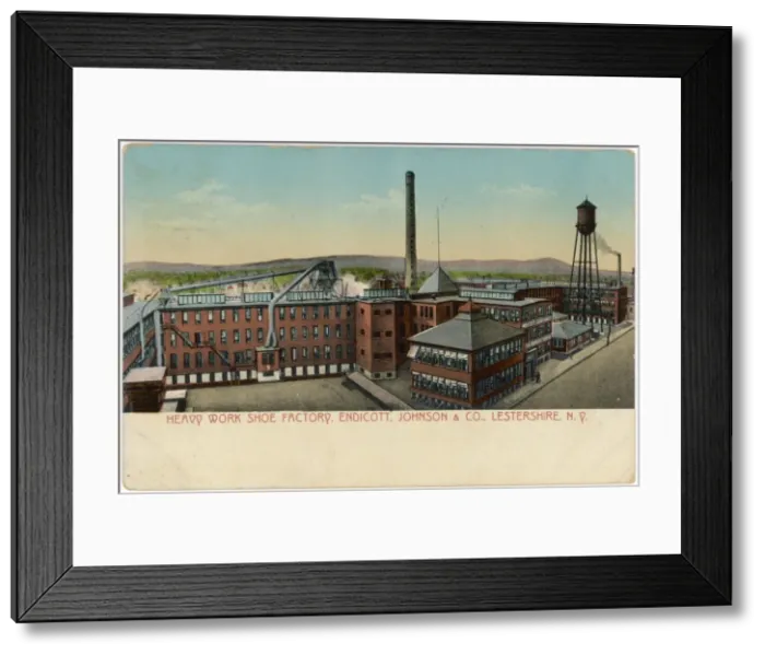 Framed Print : Heavy Work Shoe Factory Framed Print : Heavy Work Shoe Factory