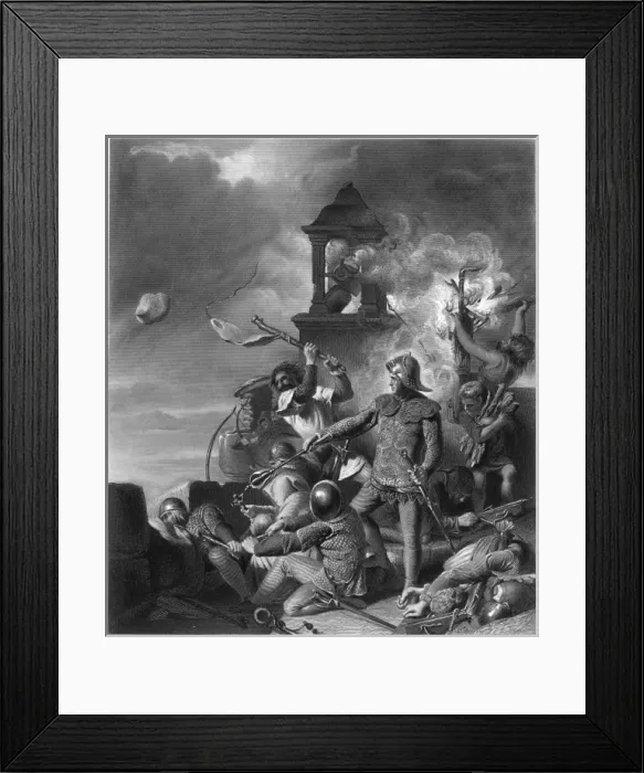 Framed Print : Military / Scenes / Sieges Framed Print : Military / Scenes / Sieges