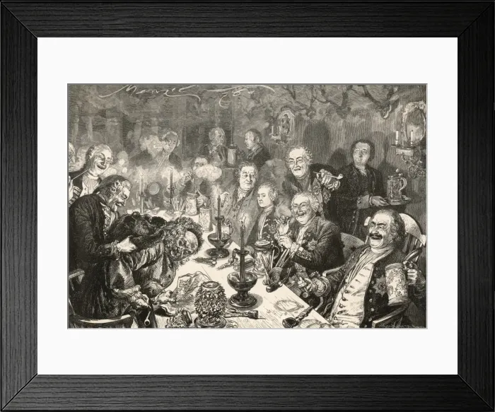 Framed Print : German Drinkers C18 Framed Print : German Drinkers C18