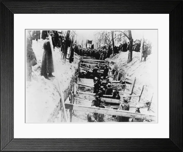 Framed Print : Moscow Victims Buried Framed Print : Moscow Victims Buried