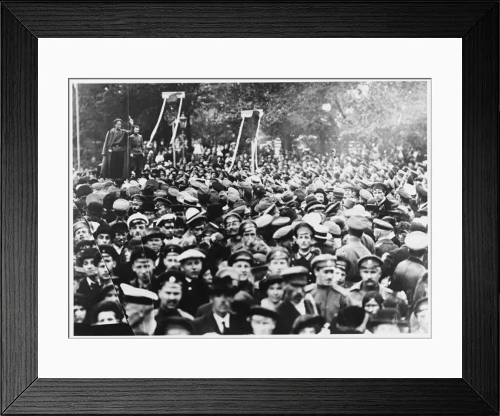 Framed Print : Soldiers Hear Speaker Framed Print : Soldiers Hear Speaker