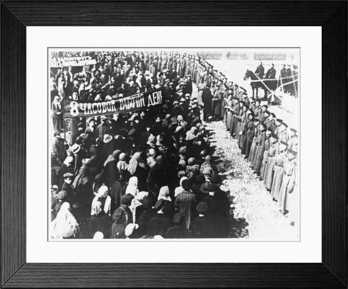 Framed Print : Workers Want 8-Hour Day Framed Print : Workers Want 8-Hour Day