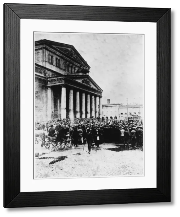 Framed Print : Demo at the Bolshoi Framed Print : Demo at the Bolshoi