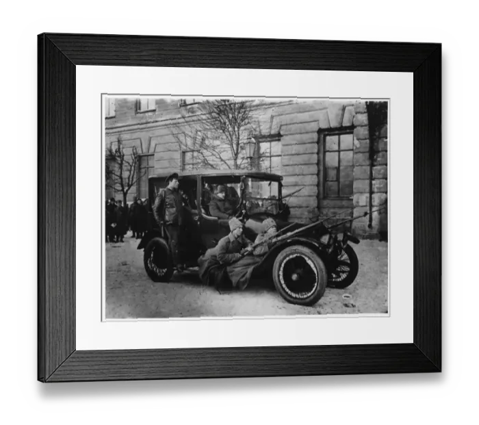 Framed Print : Attacking the Police Hq Framed Print : Attacking the Police Hq