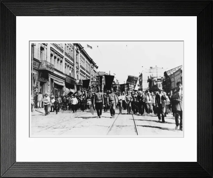 Framed Print : Parade in Vladivostock Framed Print : Parade in Vladivostock