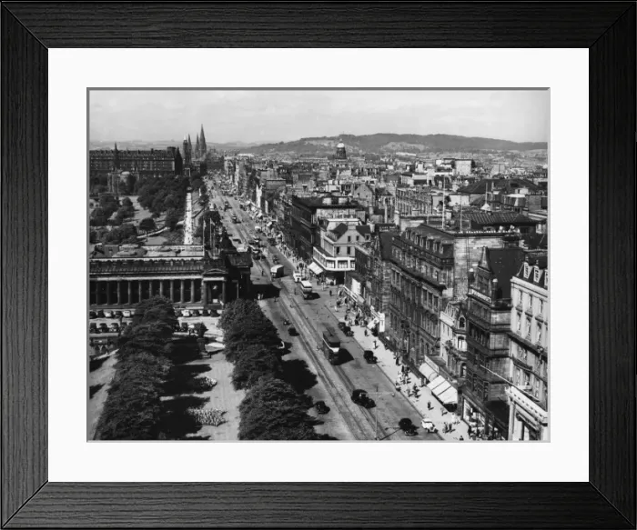 Framed Print : Princes Street (Musto) Framed Print : Princes Street (Musto)