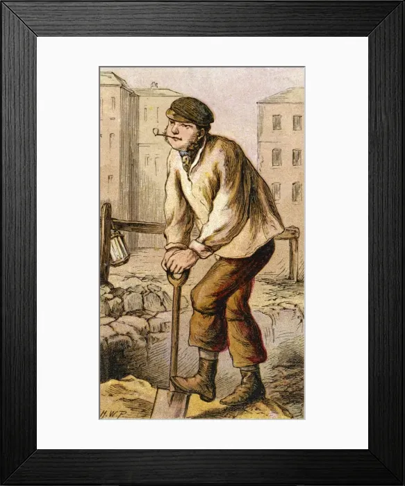 Framed Print : Costume / Navvy Framed Print : Costume / Navvy