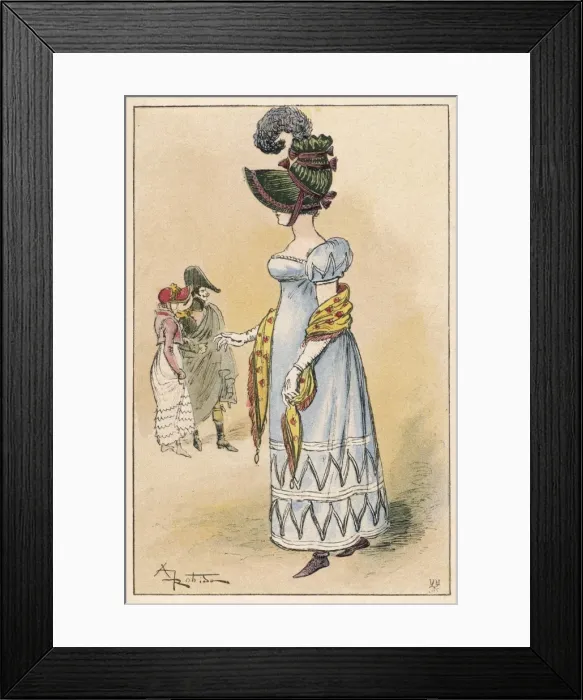 Framed Print : Dress of First Empire Framed Print : Dress of First Empire