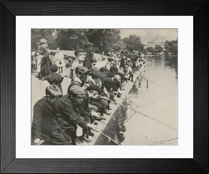 Framed Print : Fishing / St. James Park Framed Print : Fishing / St. James Park