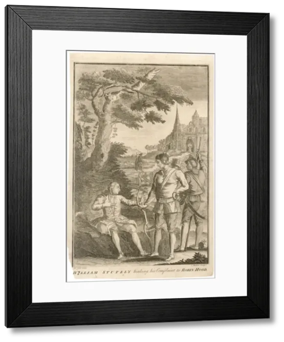 Framed Print : Robin Hood & Stutely Framed Print : Robin Hood & Stutely