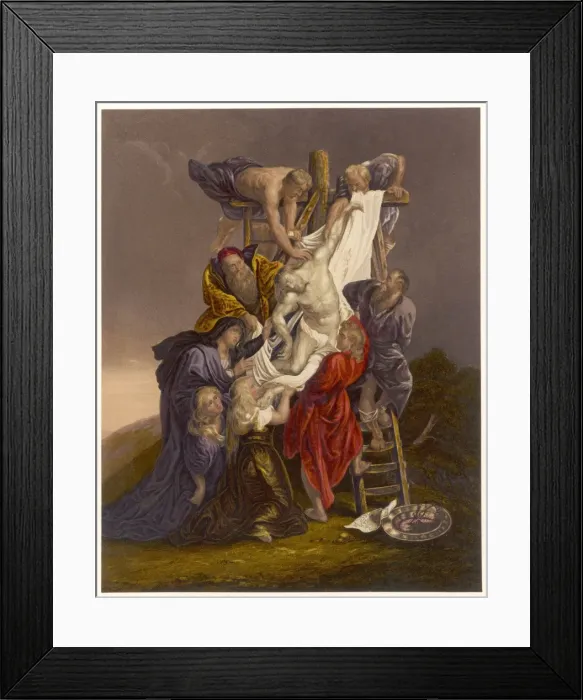 Framed Print : Jesus Taken down from X Framed Print : Jesus Taken down from X