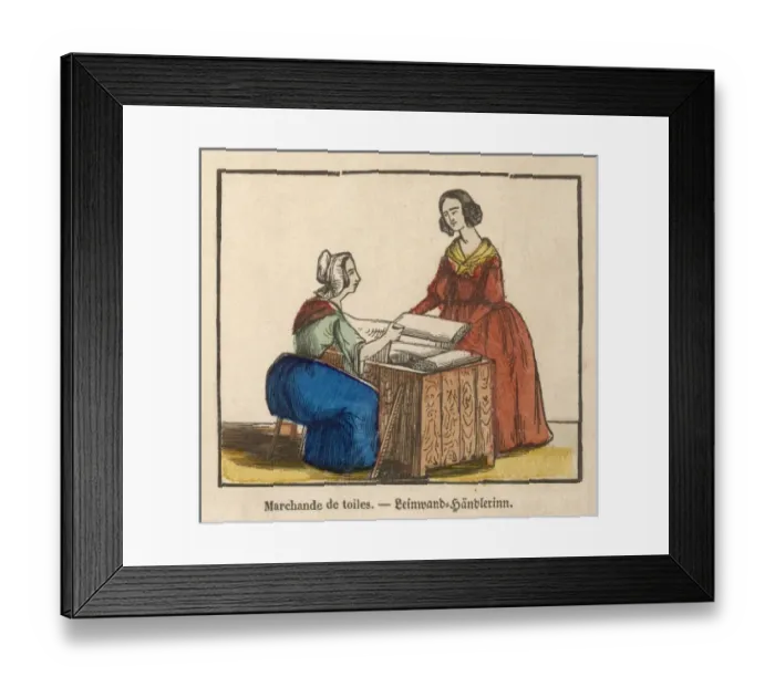 Framed Print : Market People - 12 Framed Print : Market People - 12