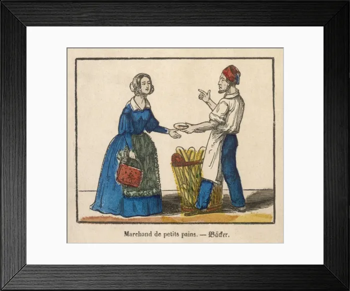 Framed Print : Market People - 10 Framed Print : Market People - 10