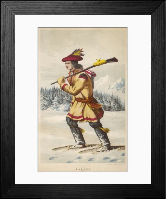 Framed Print : Canadian Hunter Framed Print : Canadian Hunter