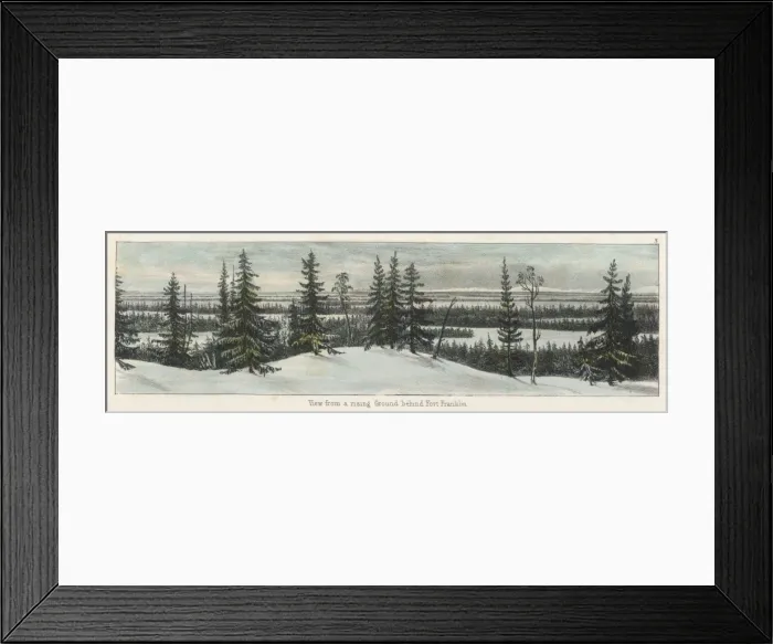 Framed Print : Canada Woods in Snow Framed Print : Canada Woods in Snow