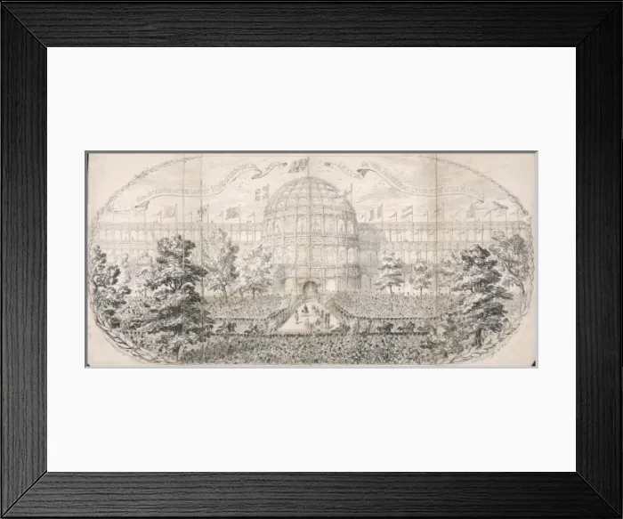 Framed Print : Great Exhibition / Cartoon Framed Print : Great Exhibition / Cartoon