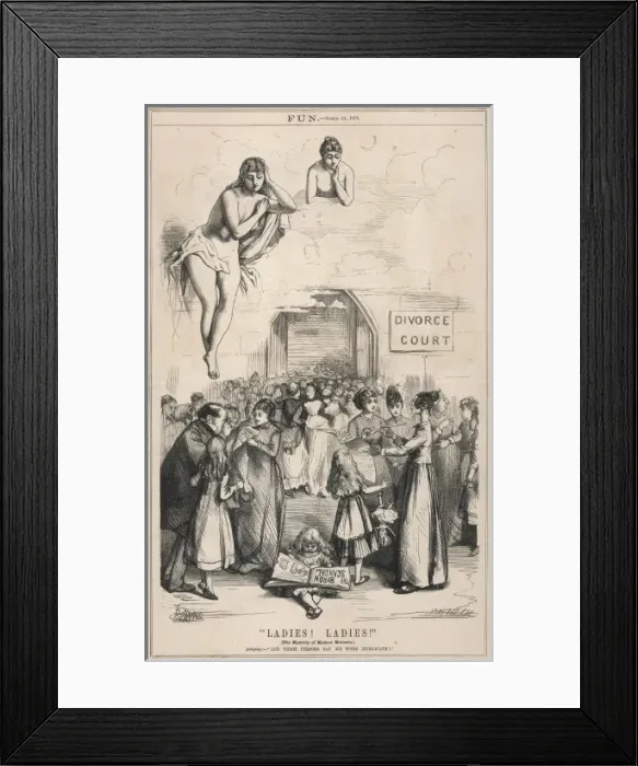 Framed Print : Comment on Divorce / Fun Framed Print : Comment on Divorce / Fun