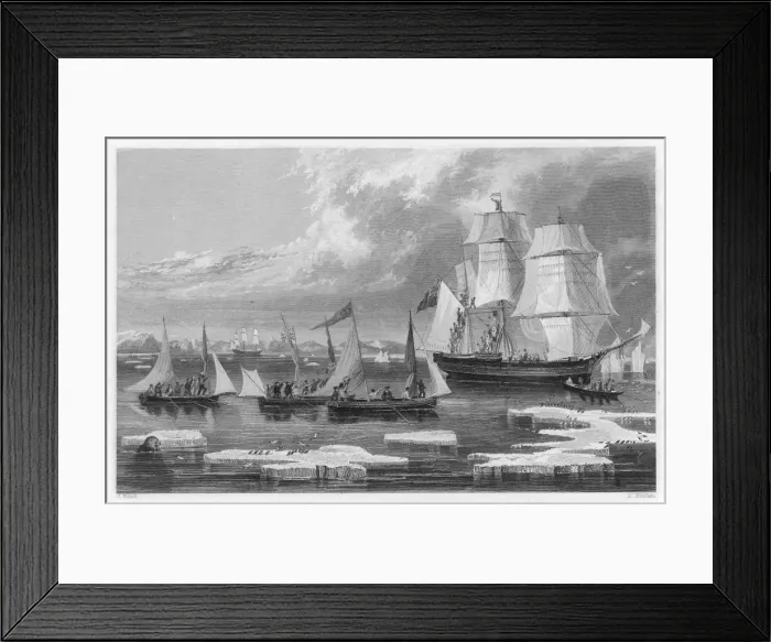 Framed Print : Ross in Arctic Boats Framed Print : Ross in Arctic Boats