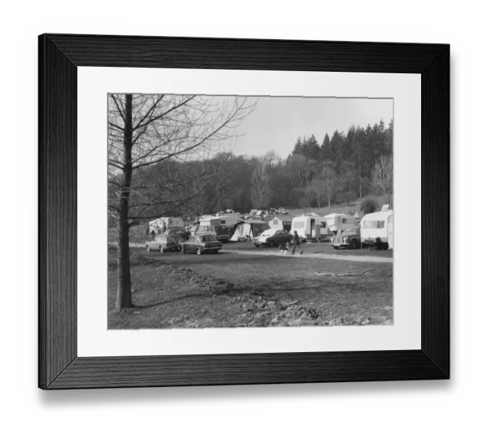 Framed Print : Devonshire Caravan Park Framed Print : Devonshire Caravan Park