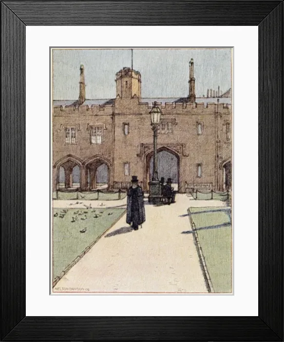 Framed Print : Charterhouse / 1906 Framed Print : Charterhouse / 1906