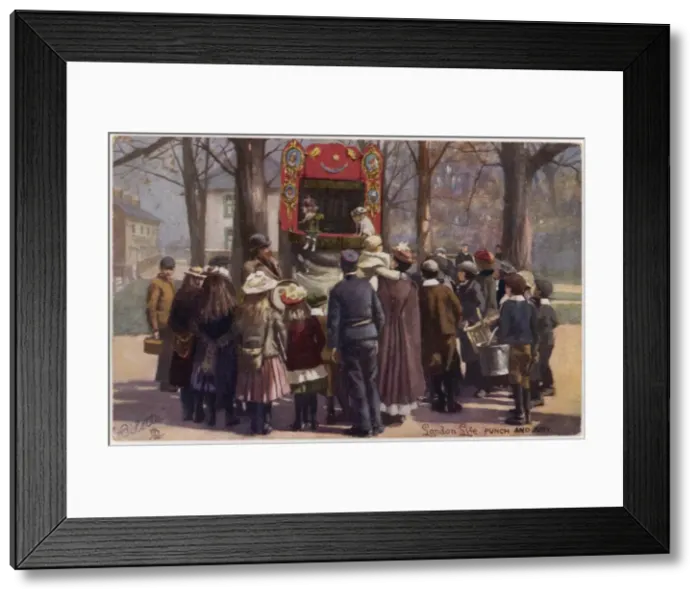 Framed Print : Punch and Judy 1905 Framed Print : Punch and Judy 1905