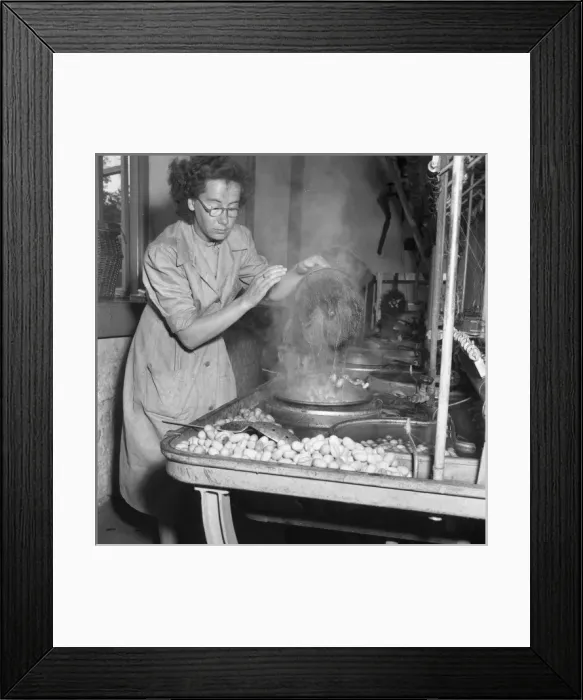 Framed Print : Manufacturing Silk / 1950S Framed Print : Manufacturing Silk / 1950S