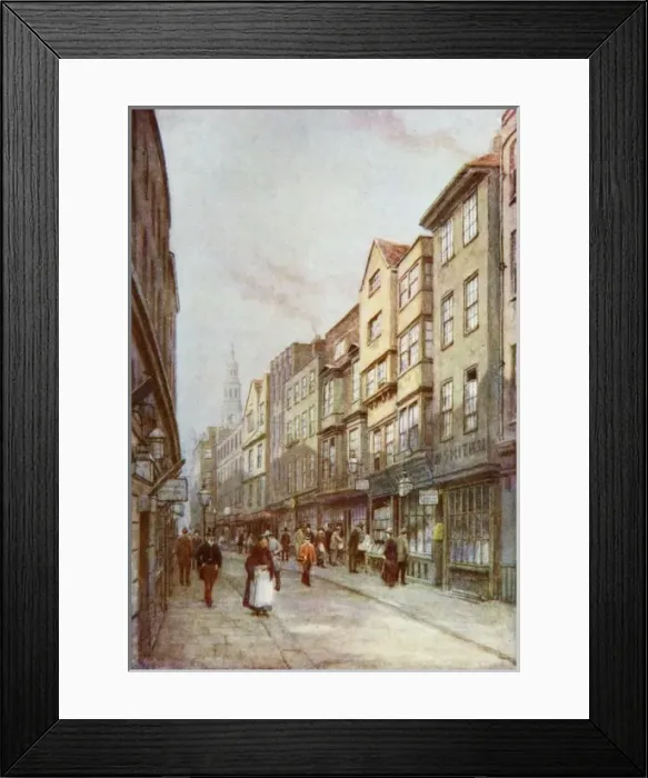 Framed Print : Holywell Street / Strand Framed Print : Holywell Street / Strand