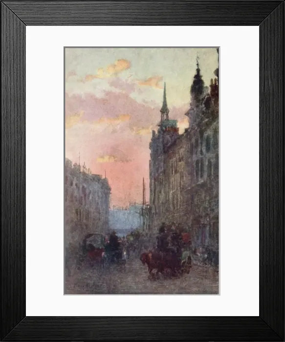 Framed Print : Ludgate Hill / 1904 Framed Print : Ludgate Hill / 1904
