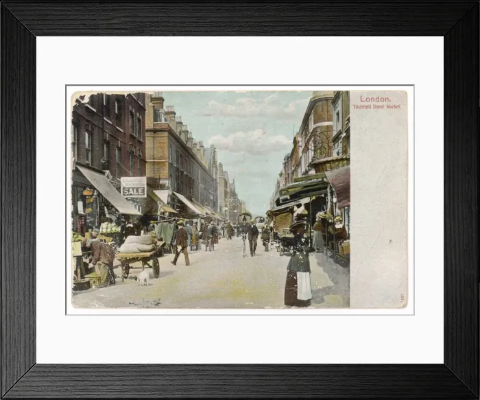 Framed Print : Titchfield St Market Framed Print : Titchfield St Market
