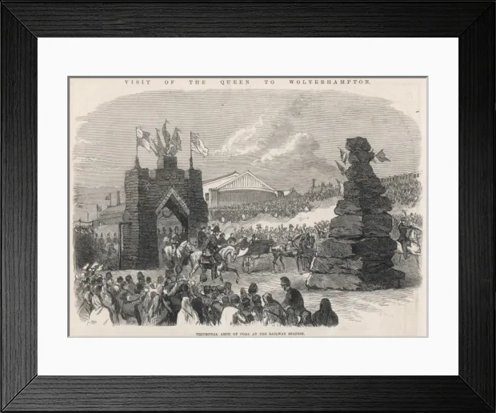 Framed Print : Victoria at Wolverhampton Framed Print : Victoria at Wolverhampton