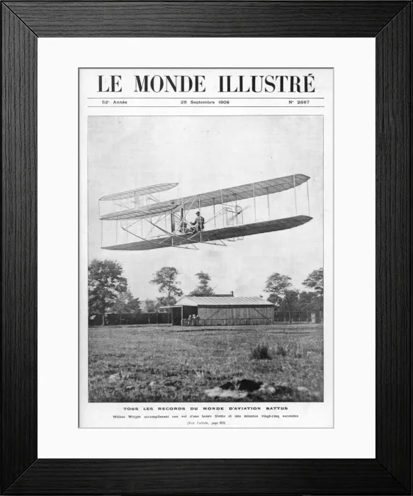 Framed Print : Wilbur Flies 91 Minutes Framed Print : Wilbur Flies 91 Minutes