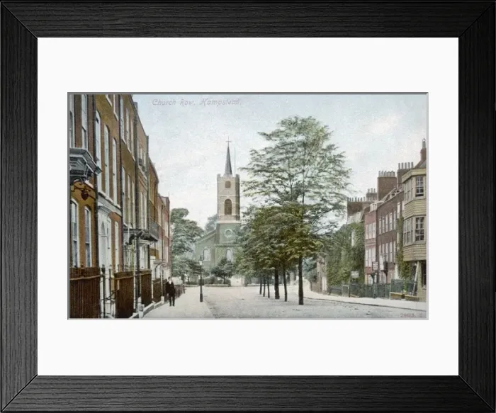 Framed Print : Hampstead / Church Row Framed Print : Hampstead / Church Row