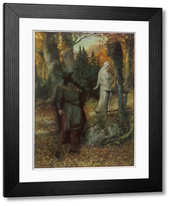 Framed Print : Tannhauser & Elisabeth Framed Print : Tannhauser & Elisabeth