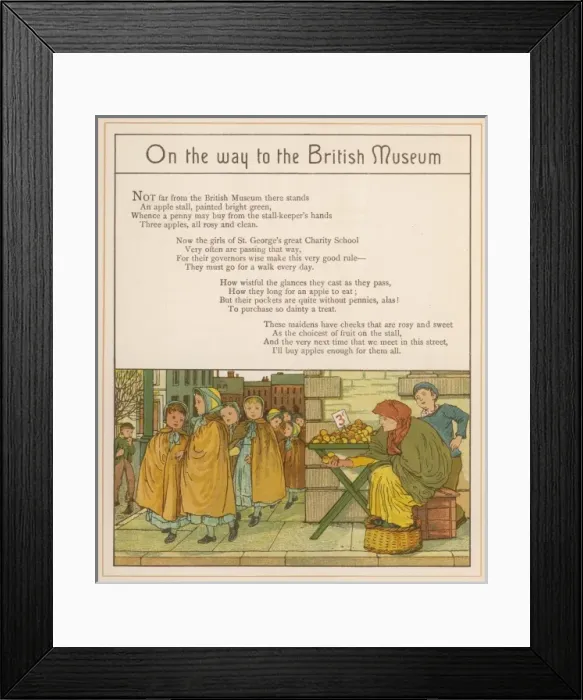 Framed Print : Apple Seller in Street Framed Print : Apple Seller in Street