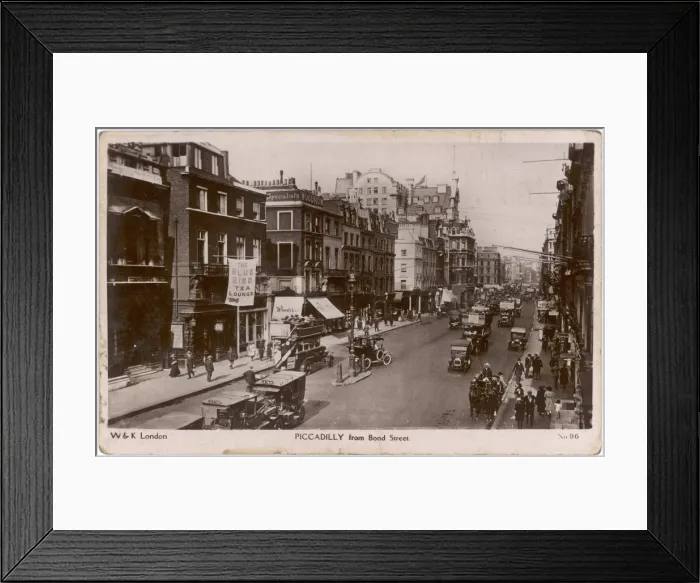 Framed Print : Piccadilly / From Bond St Framed Print : Piccadilly / From Bond St