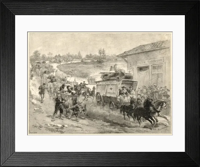 Framed Print : Red Cross Ambulance Framed Print : Red Cross Ambulance